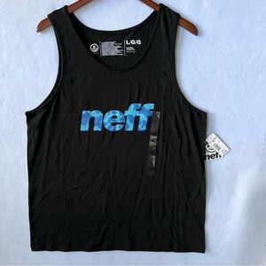 Neff Black Tank with Iconic Logo